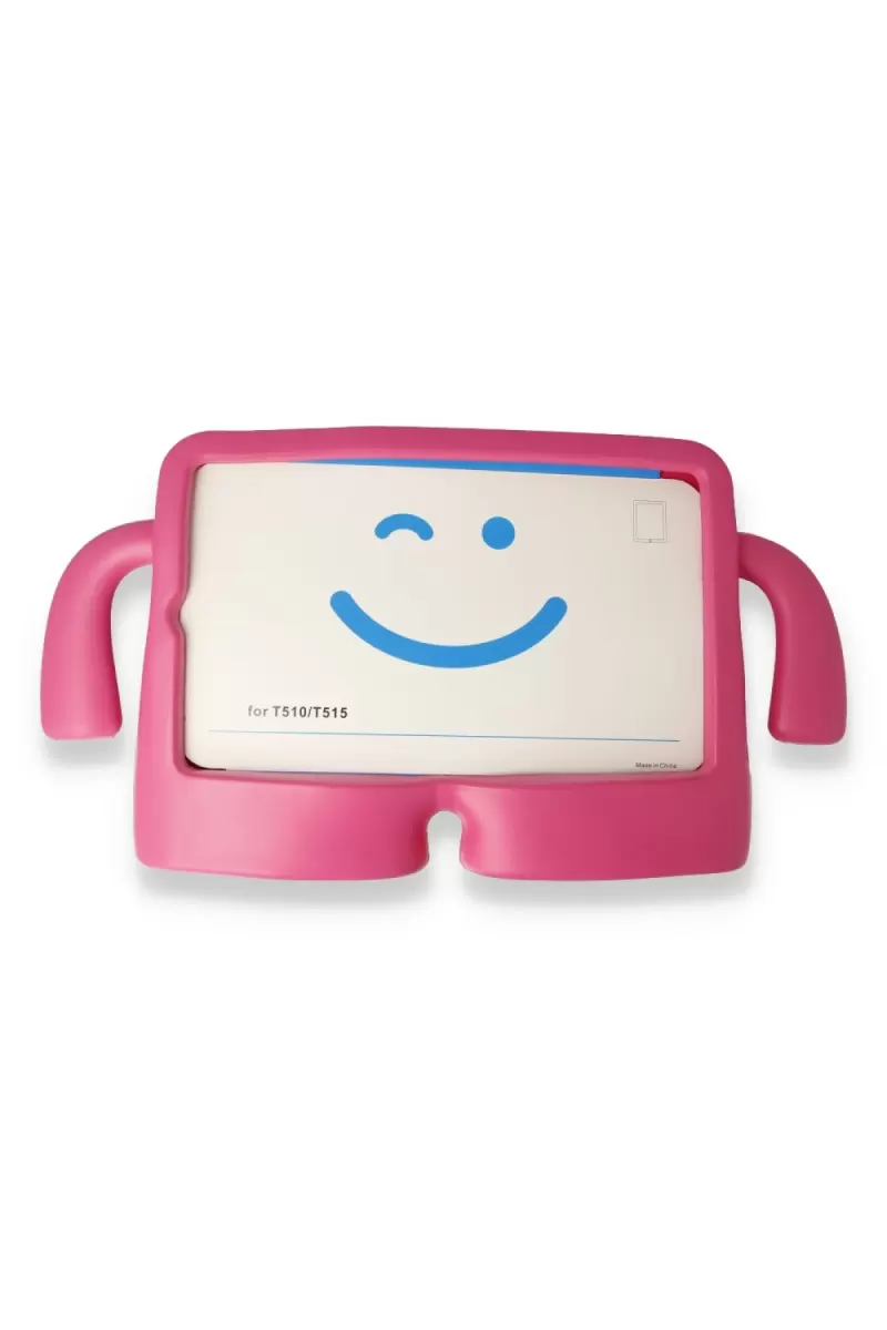 Newface Apple iPad 2022 10.9 (10.nesil) Kılıf Karakter Tablet Silikon - Pembe