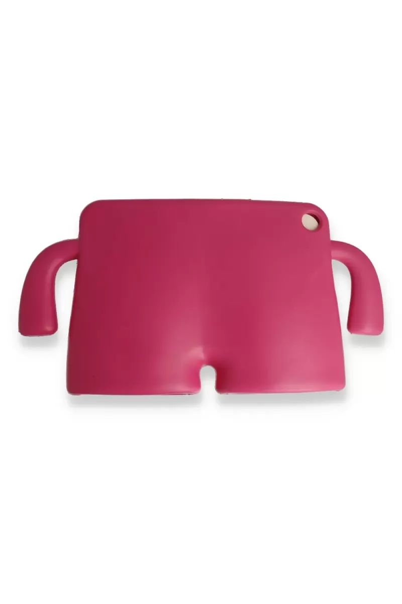 Newface Apple iPad 2022 10.9 (10.nesil) Kılıf Karakter Tablet Silikon - Pembe