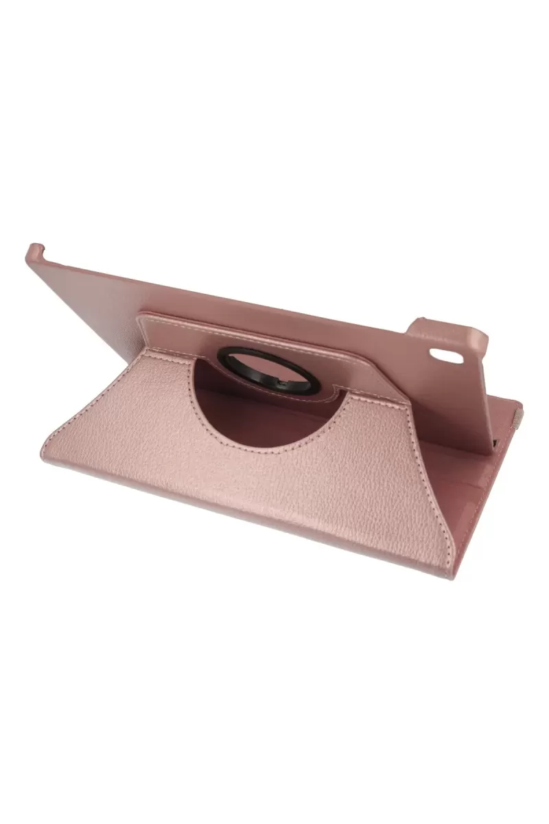 Newface Samsung Galaxy P610 Tab S6 Lite 10.4 Kılıf 360 Tablet Deri Kılıf - Rose Gold