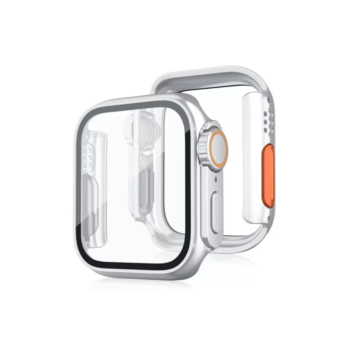 Newface Apple Watch 41mm Watch 49mm Kasa Dönüştürücü ve Ekran Koruyucu - Çöl Titanyum