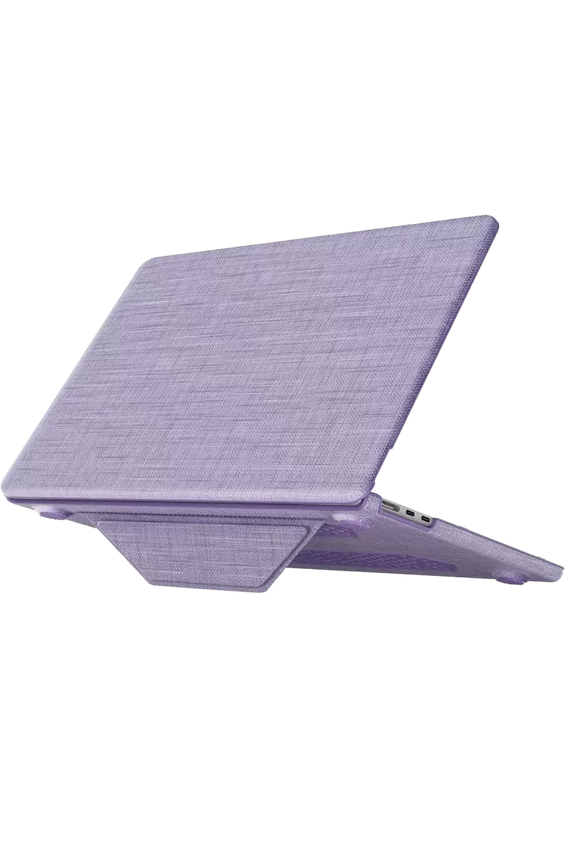 Newface Apple Macbook Pro 13 2020 Macbook Kumaş Kapak - Mor