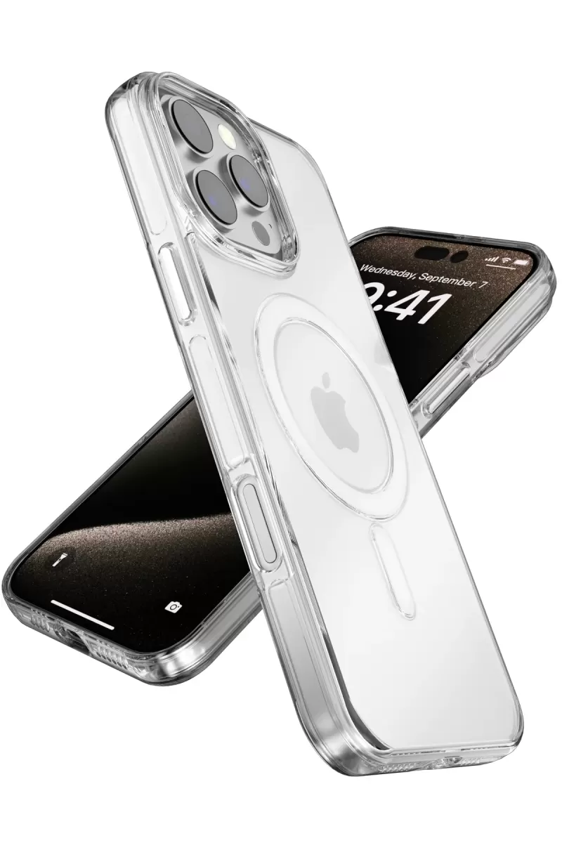 Joko Apple iPhone 15 Gleam PC Sert Magsafe Kılıf - Şeffaf