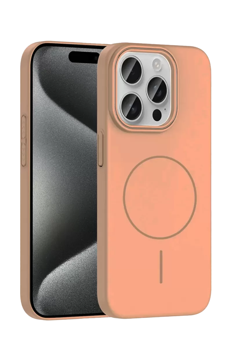 Joko Apple iPhone 14 Pro Max Broş Magsafe Kapak - Çöl Titanyum