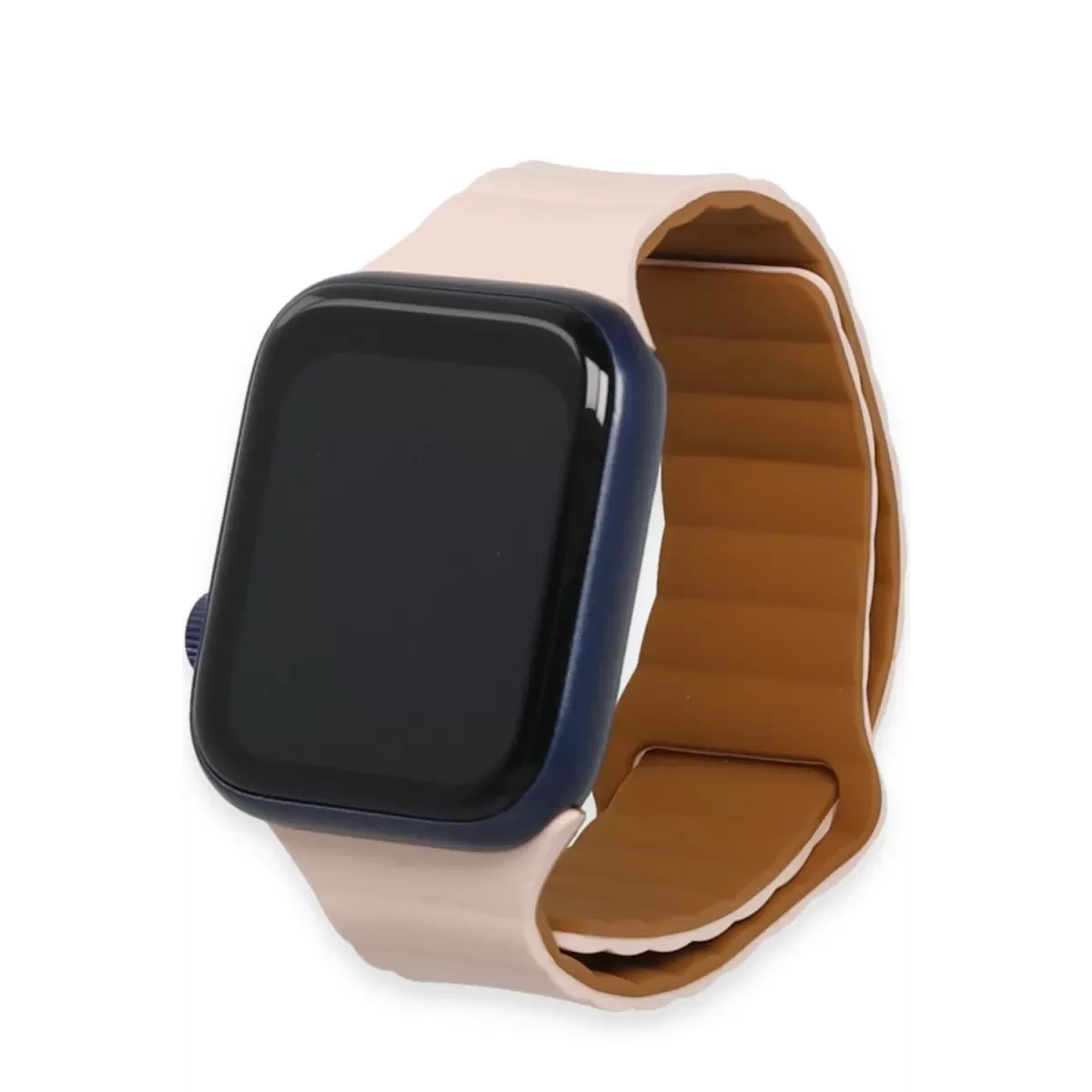 Newface Apple Watch 42mm KR411 Tailored Strap Kordon - Pudra
