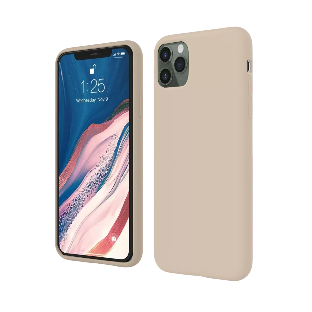 Newface Apple iPhone 11 Pro Kılıf First Silikon - Krem