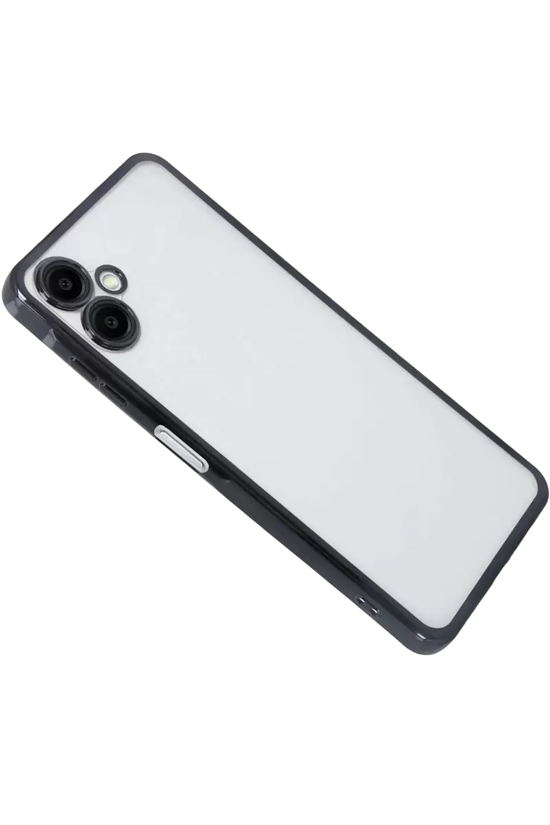 Newface Samsung Galaxy A07 4G Razer Lensli Silikon - Siyah