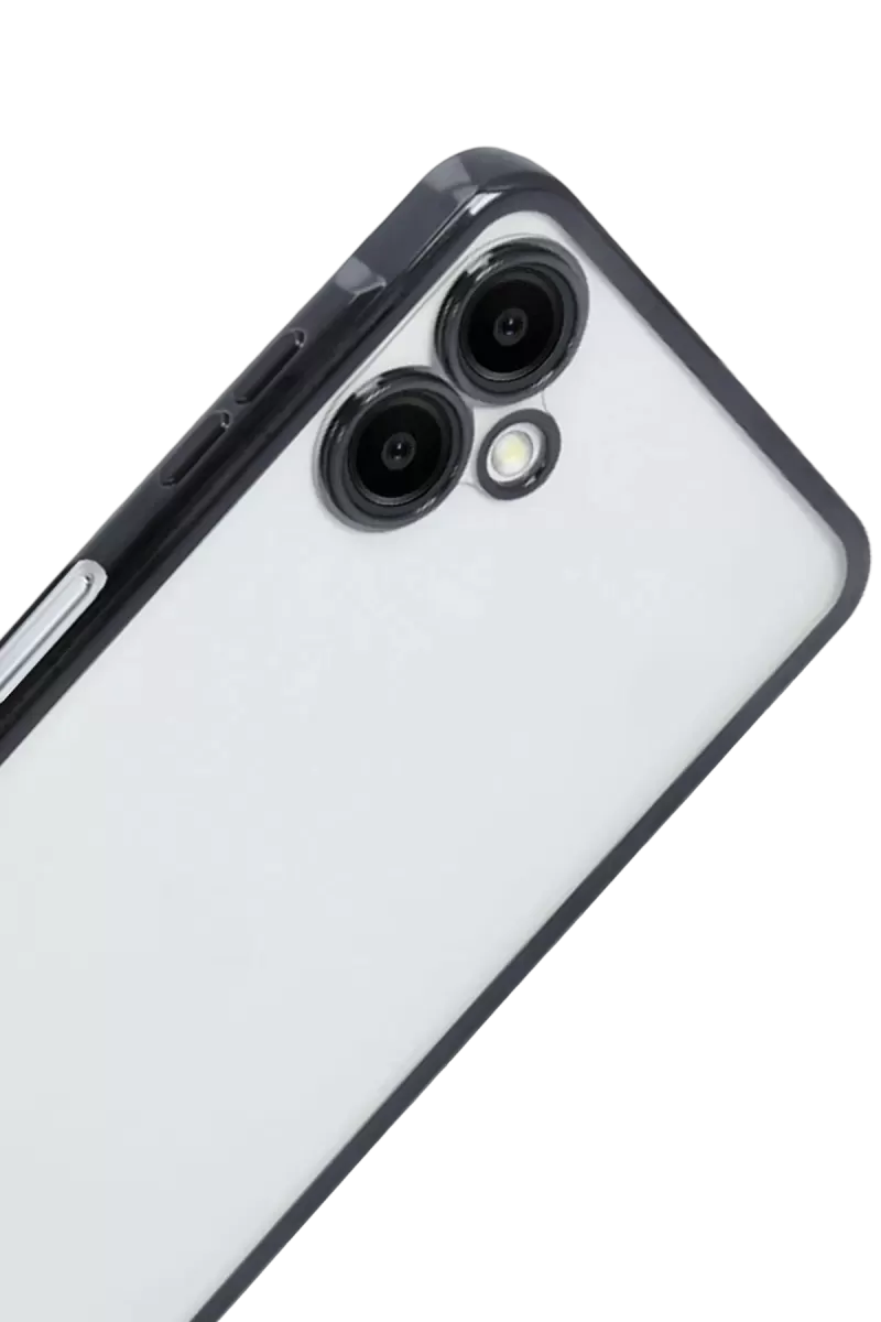 Newface Samsung Galaxy A07 4G Razer Lensli Silikon - Siyah