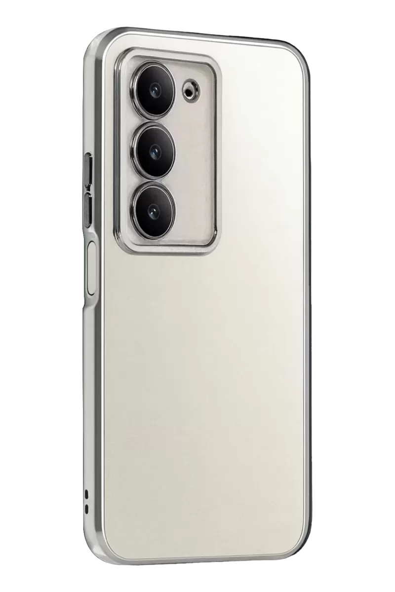 Newface Xiaomi Redmi 15 4G Razer Lensli Silikon - Gümüş