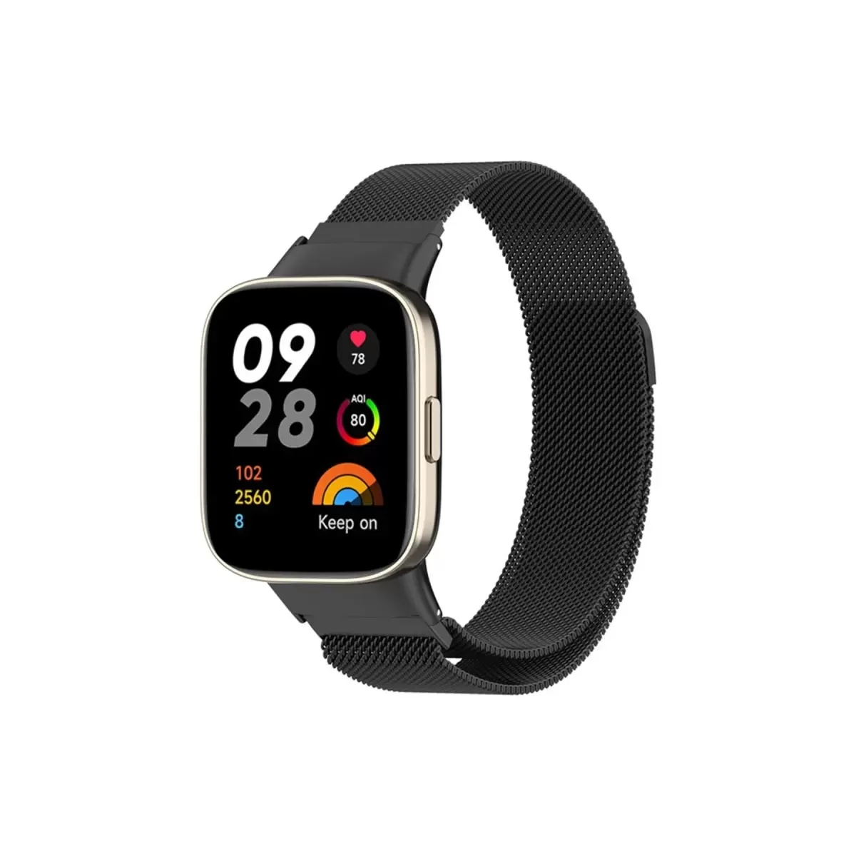 Newface Xiaomi Redmi Watch 3 Metal Mıknatıslı Kordon - Siyah