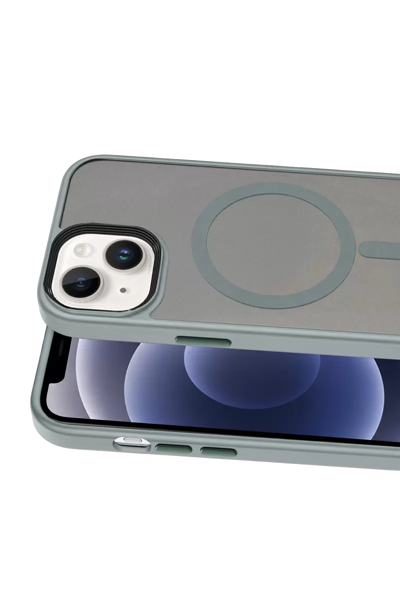 Joko Apple iPhone 14 Megane Magsafe Kapak - Titan Gri