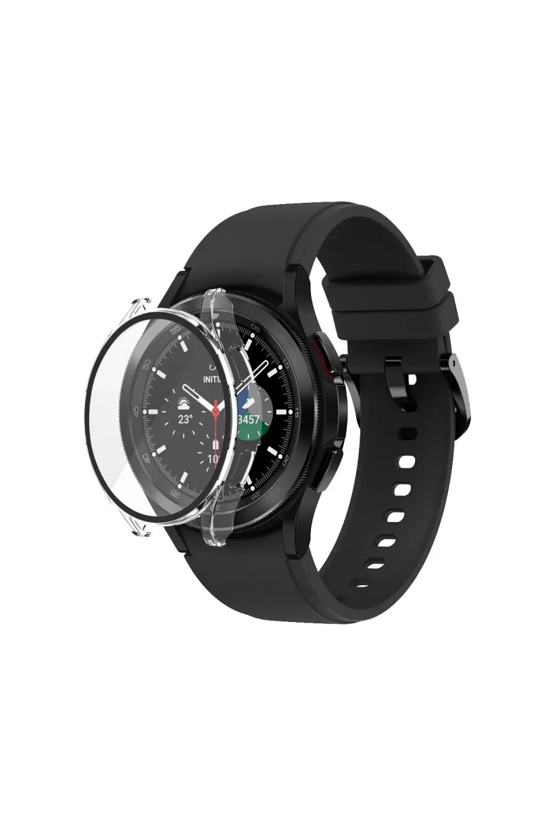 Newface Watch 4 44mm Wall Camlı Kasa Ekran Koruyucu - Şeffaf