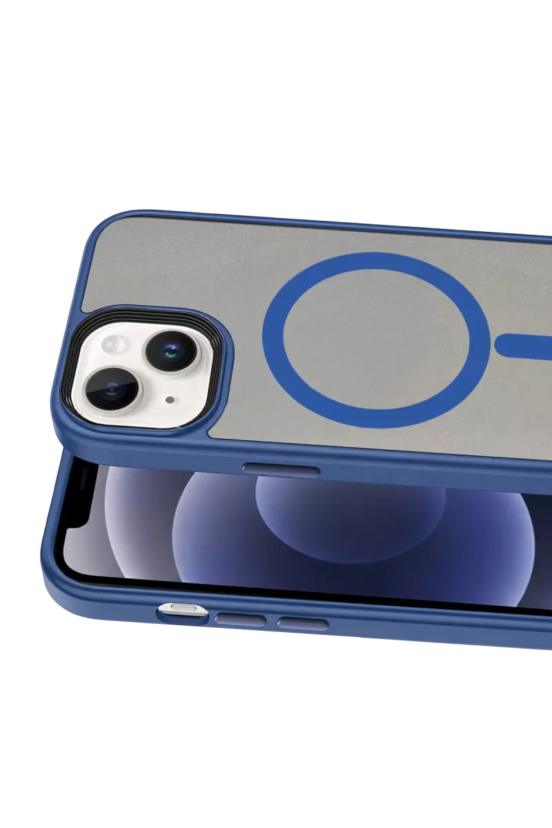 Joko Apple iPhone 15 Megane Magsafe Kapak - Lacivert