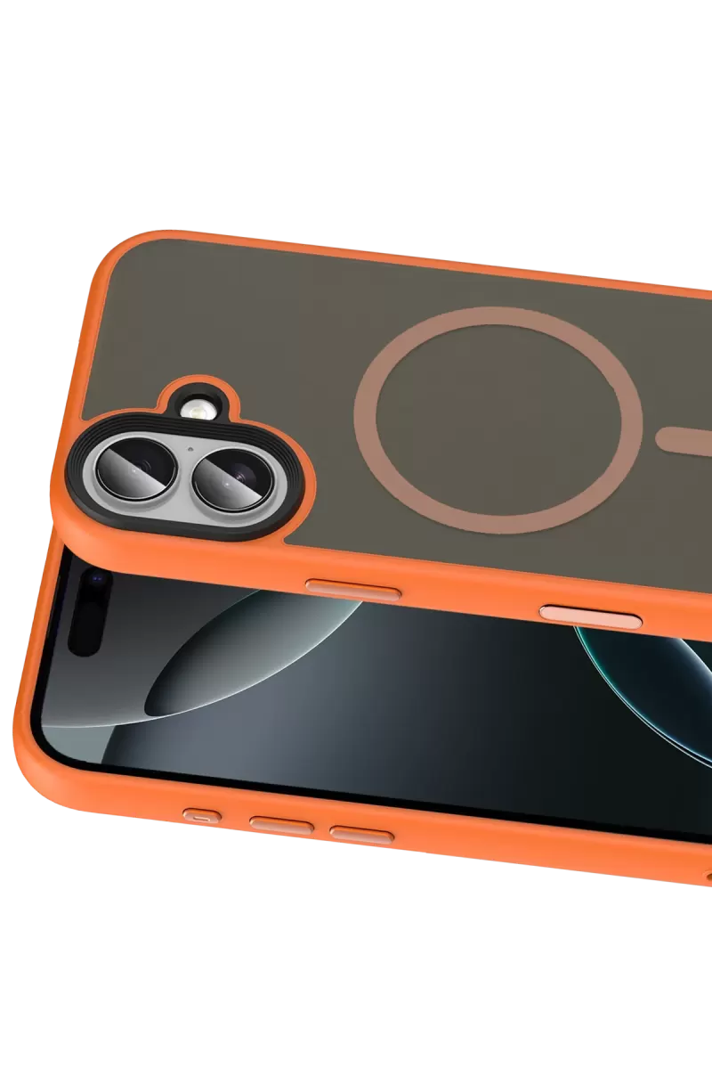 Joko Apple iPhone 16 Megane Magsafe Kapak - Turuncu