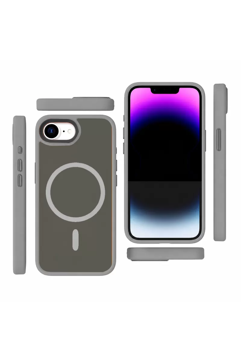 Joko Apple iPhone 17E Megane Magsafe Kapak - Titan Gri