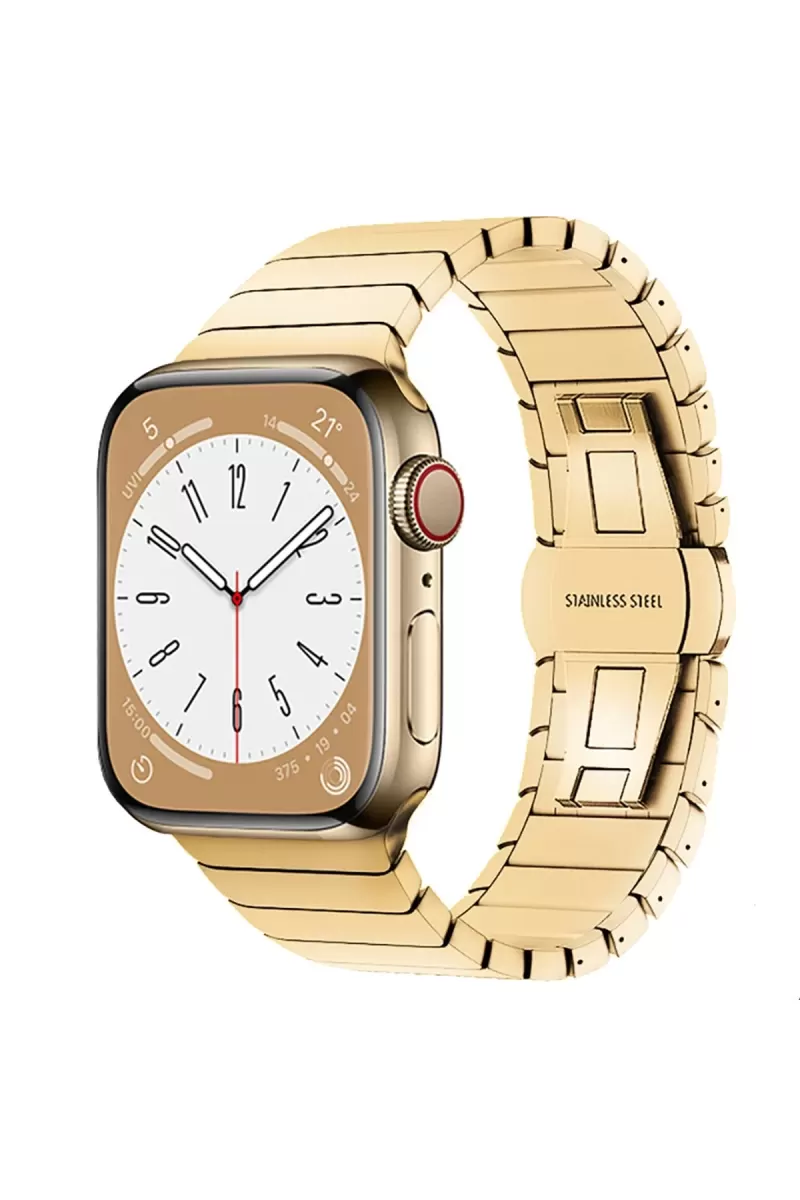 Newface Apple Watch 38mm KR413 Fine Steel Kordon - Gold