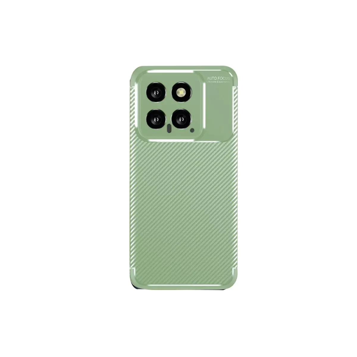 Newface Xiaomi Mi 14T Kılıf Auto Focus Karbon Kapak - Su Yeşili