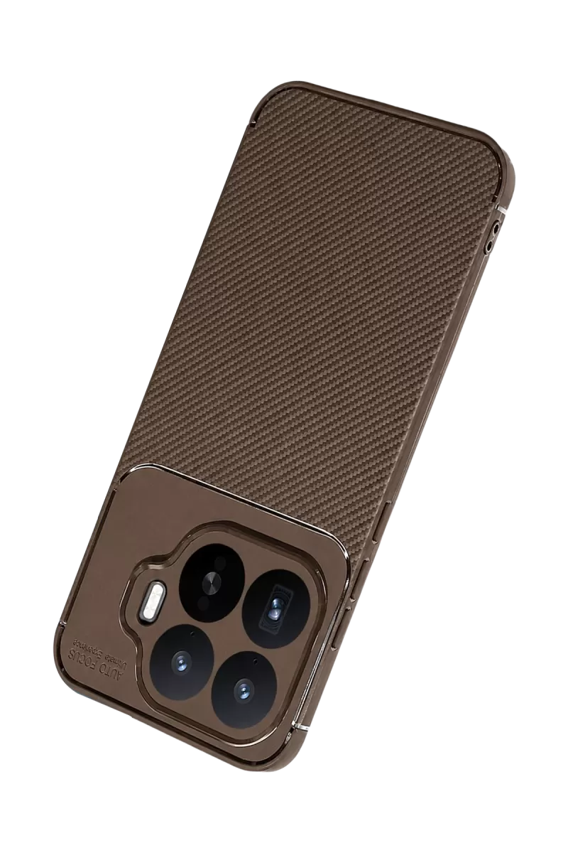 Newface Xiaomi Mi 17T Auto Focus Karbon Kapak - Kahverengi