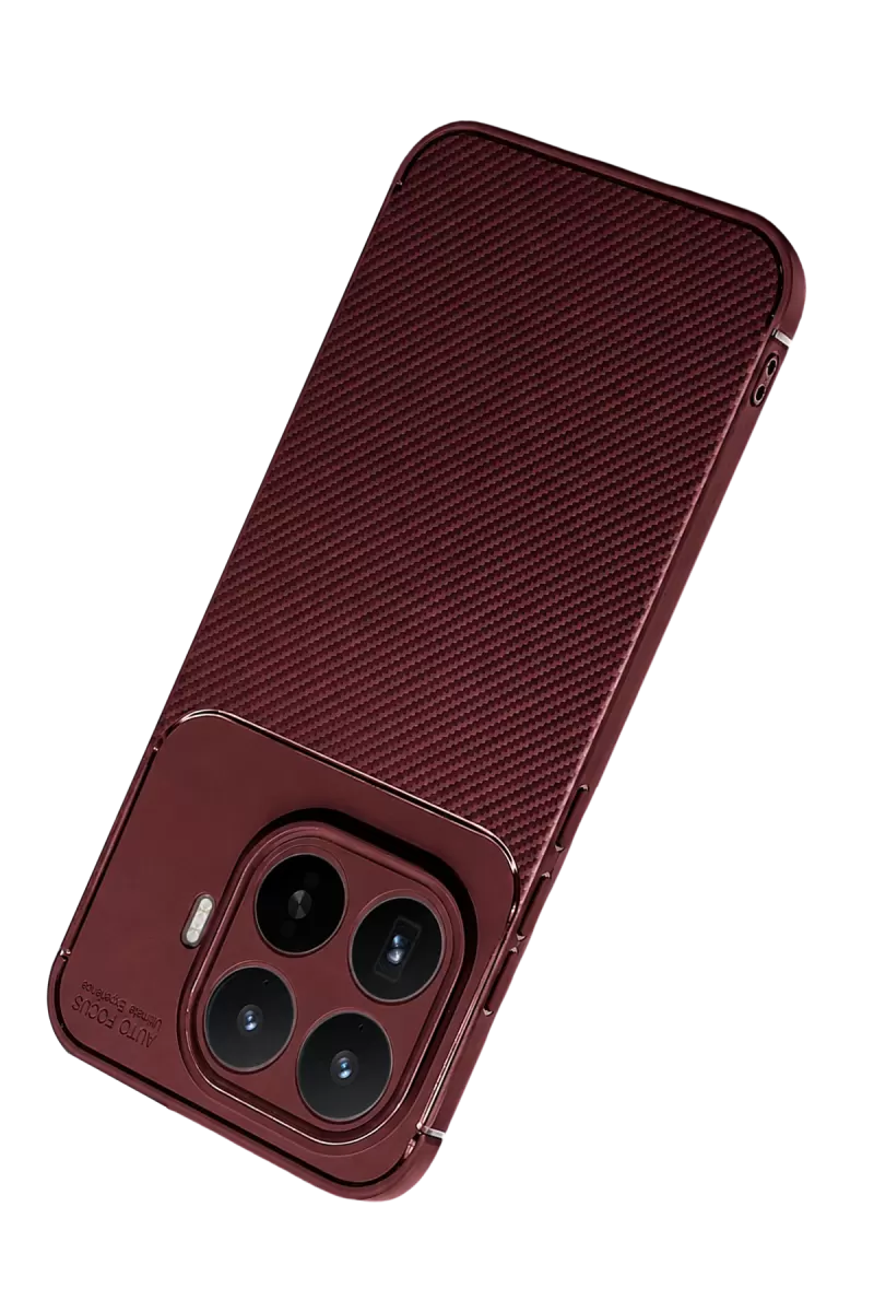 Newface Xiaomi Mi 17T Pro Auto Focus Karbon Kapak - Bordo