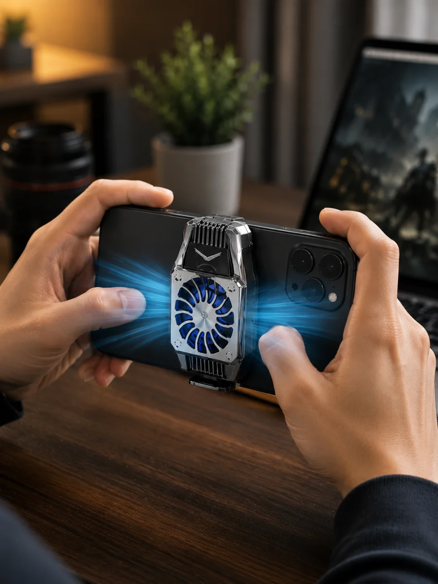 Telefon Soğutucu Fan Güçlü Hava Akışı ile Etkili Soğutma