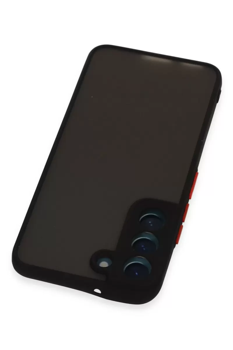 Newface Samsung Galaxy S22 Kılıf Montreal Silikon Kapak - Siyah