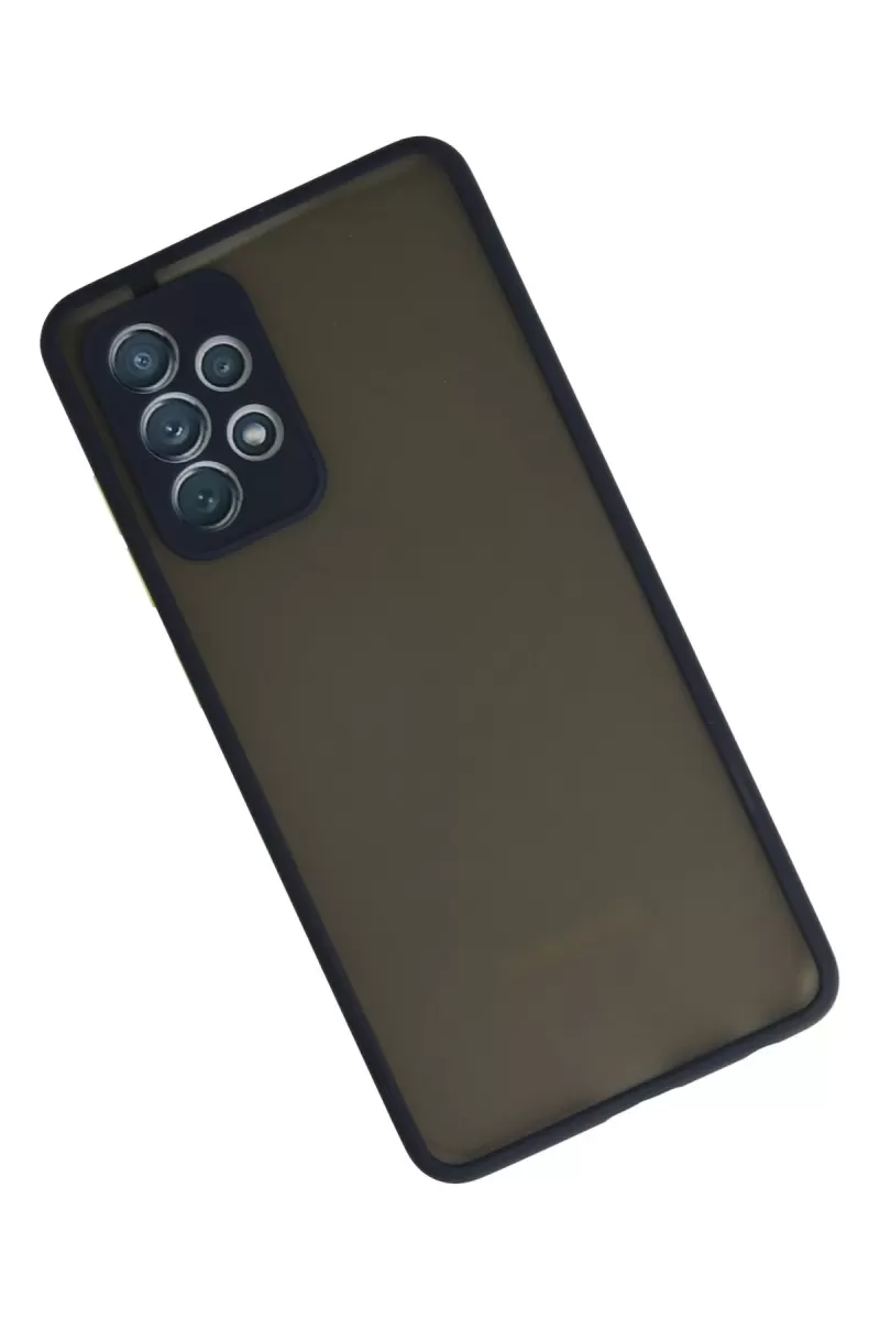 Newface Samsung Galaxy A52 Kılıf Montreal Silikon Kapak - Lacivert