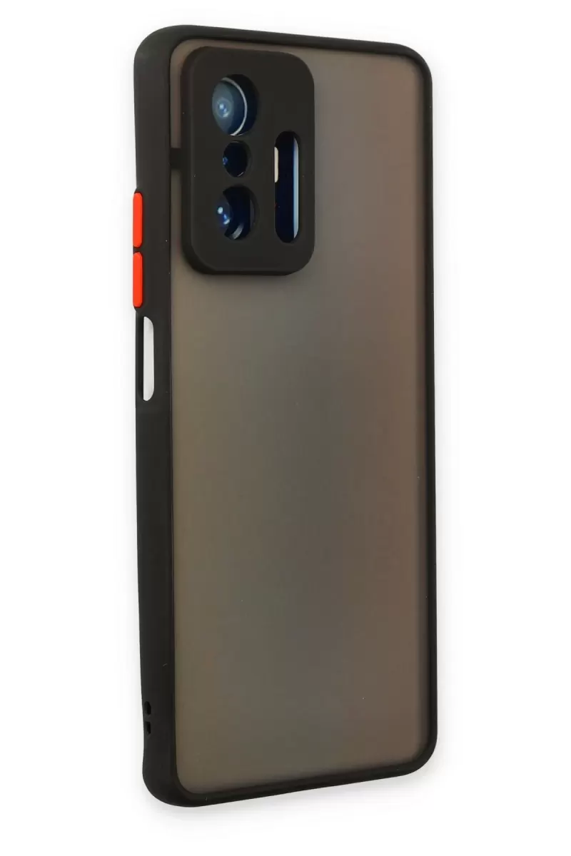 Newface Xiaomi Mi 11T Pro Kılıf Montreal Silikon Kapak - Siyah