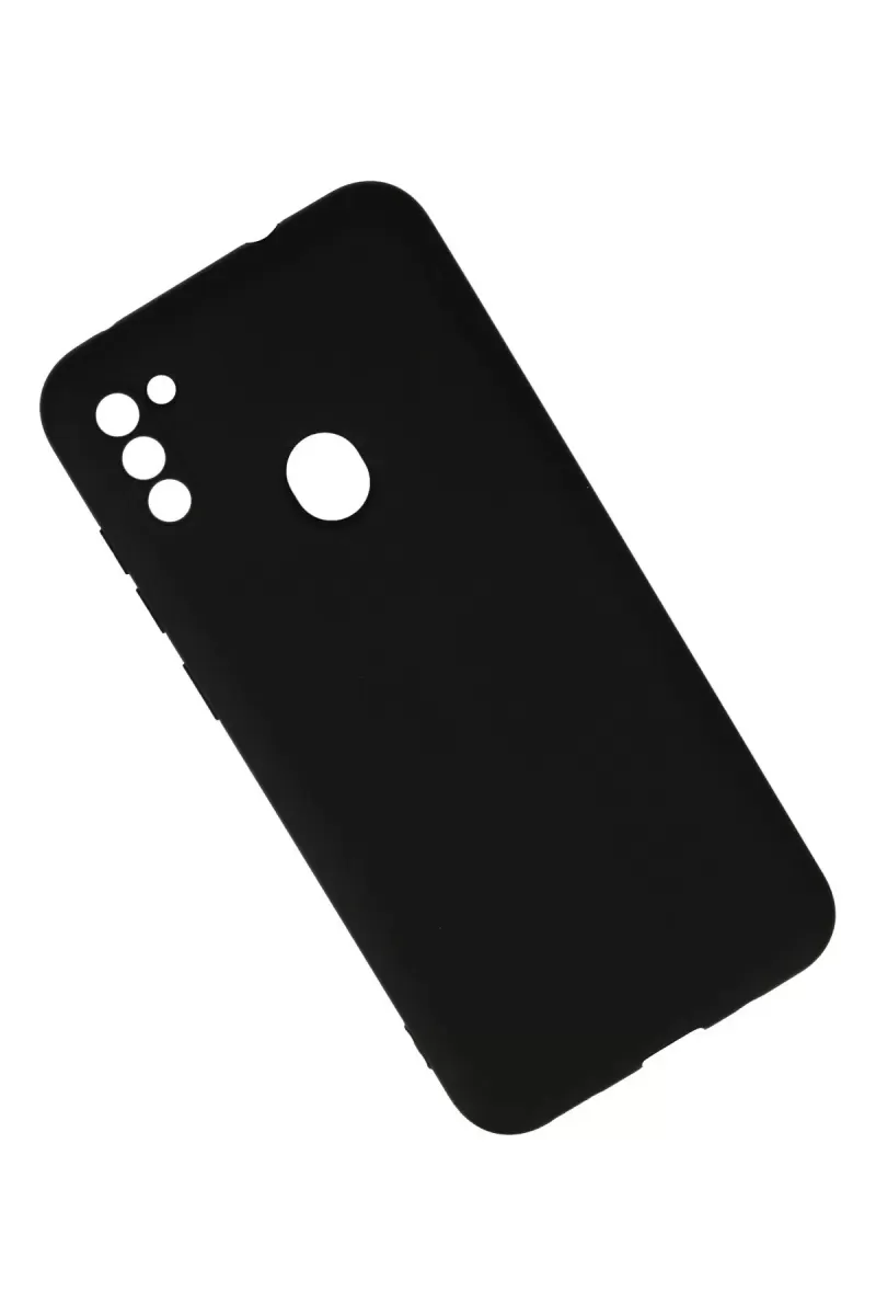 Newface Samsung Galaxy A11 Kılıf Nano içi Kadife Silikon - Siyah