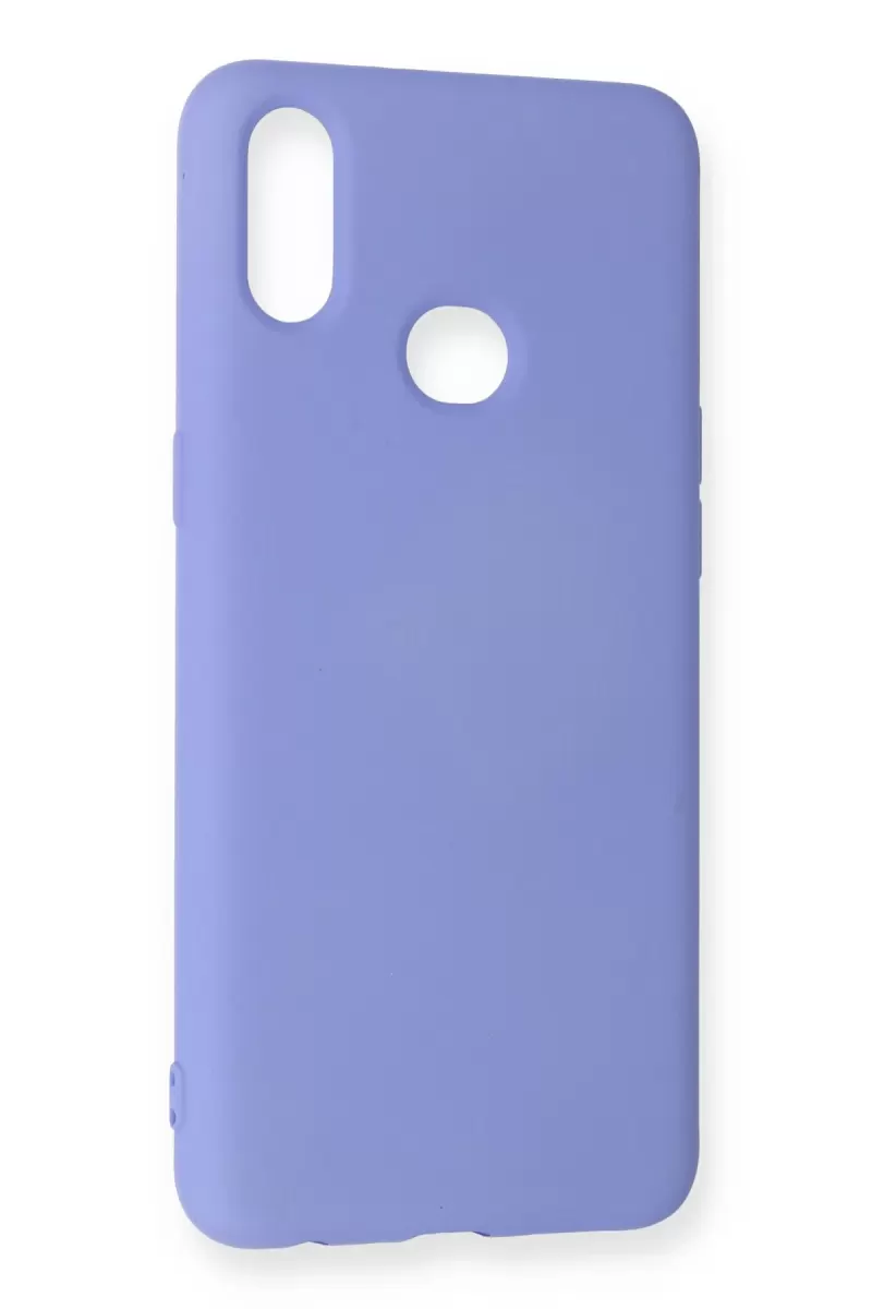 Newface Samsung Galaxy A10S Kılıf Nano içi Kadife Silikon - Lila