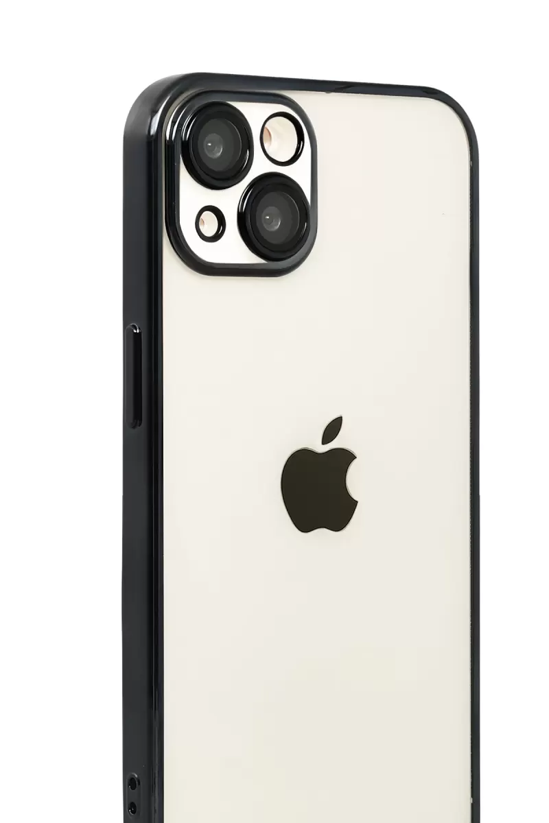 Newface Apple iPhone 15 Razer Lensli Silikon - Siyah