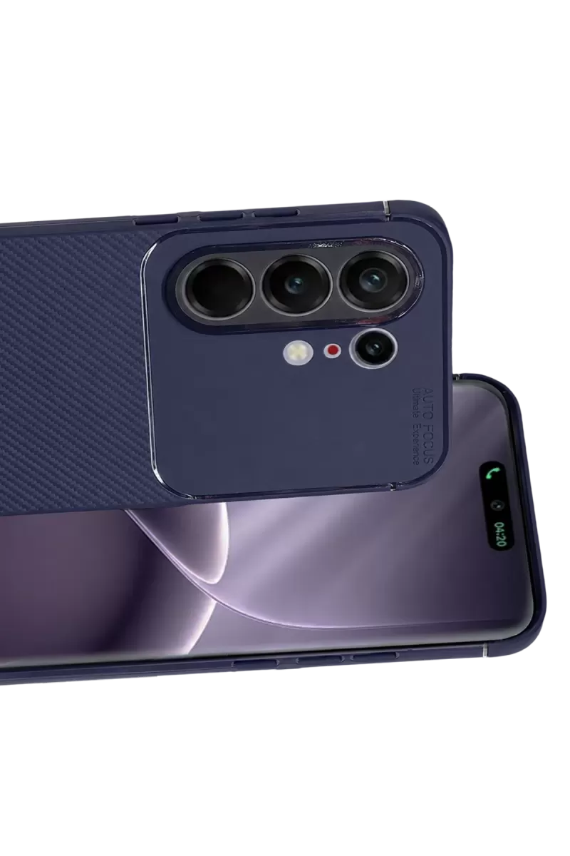Newface Tecno Camon 50 Pro 5G Auto Focus Karbon Kapak - Lacivert