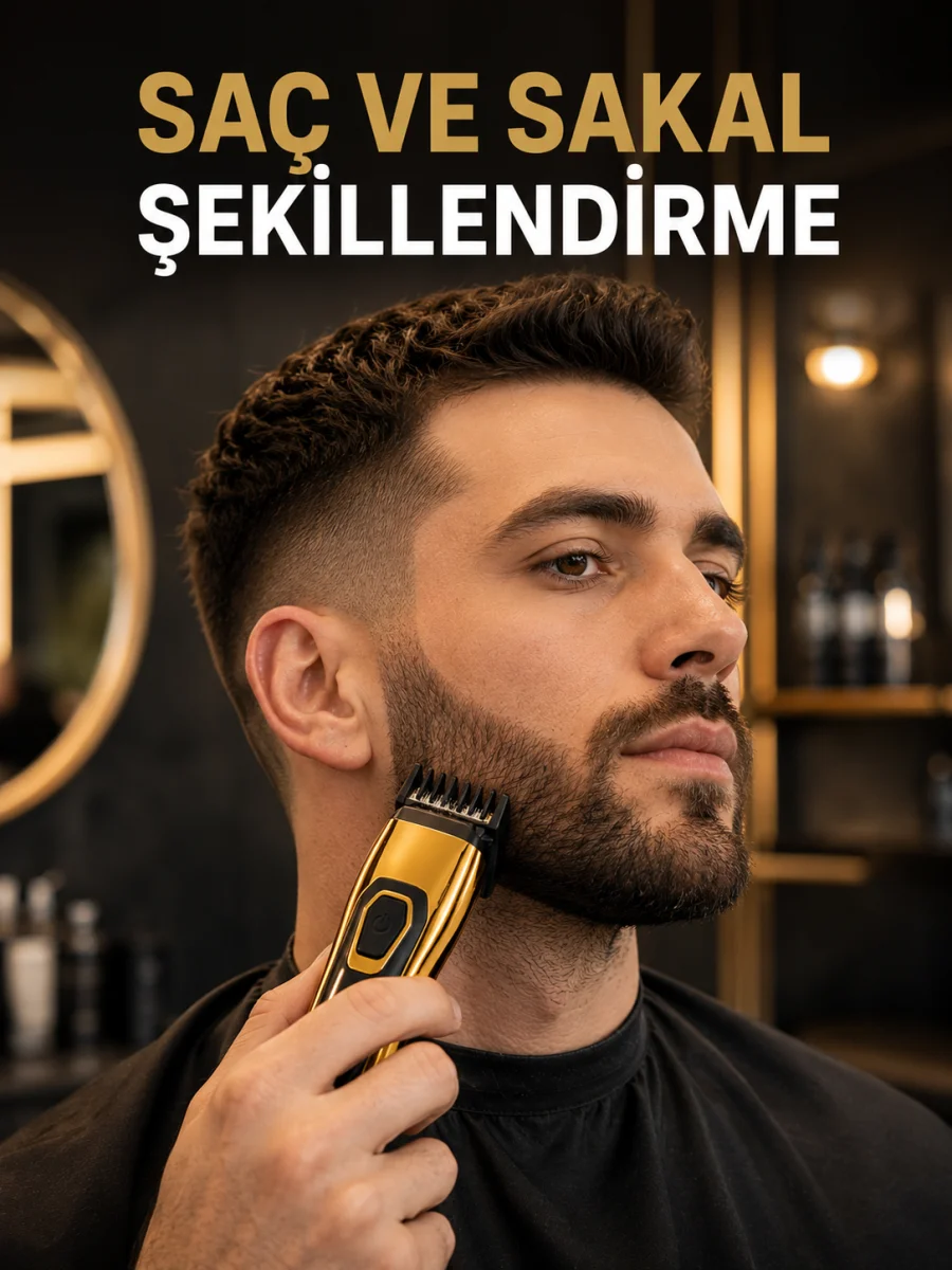 Çift Kademeli Güç Modlu Kablosuz Kişisel Bakım Seti