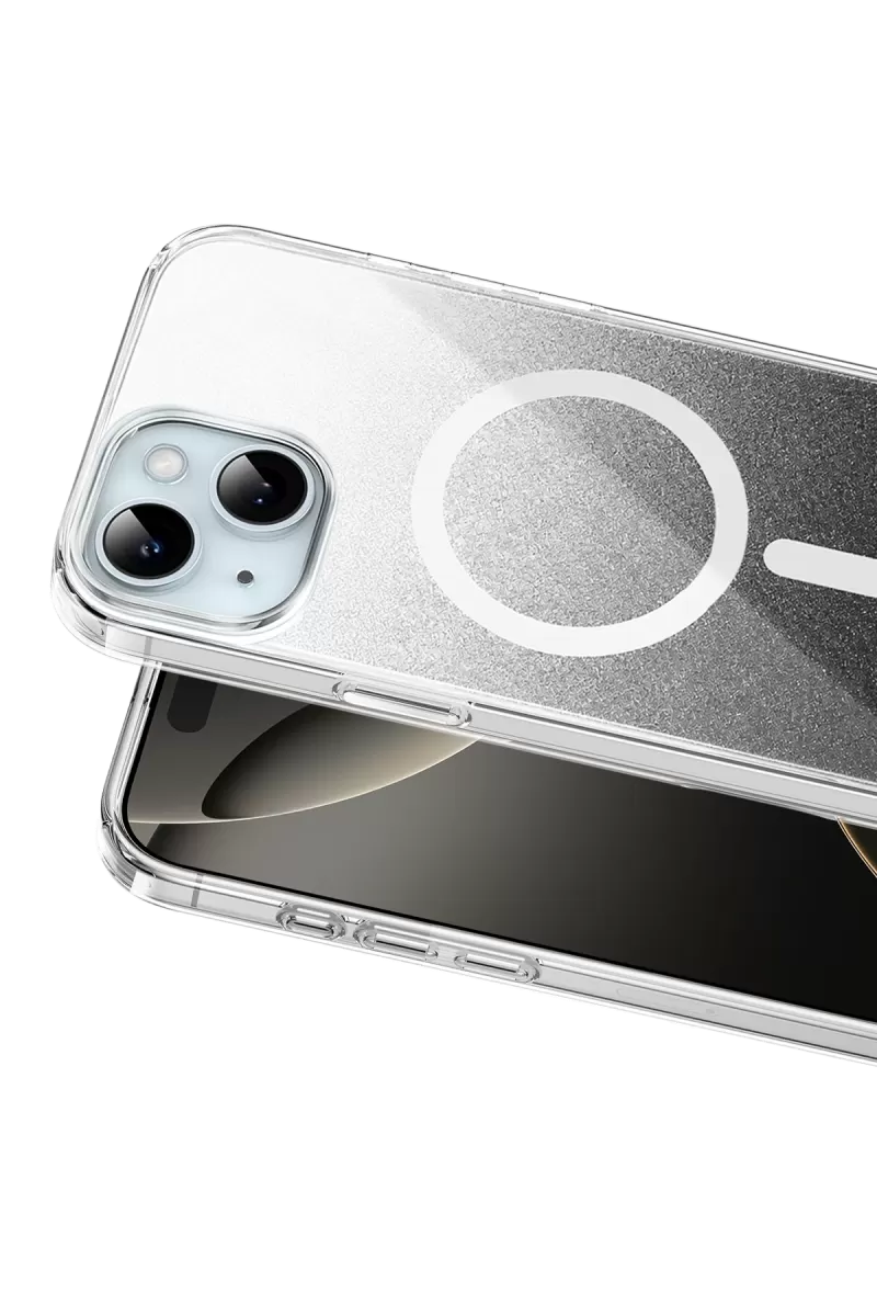 Onegif Apple iPhone 15 Sora Simli Magsafe Kapak - Siyah