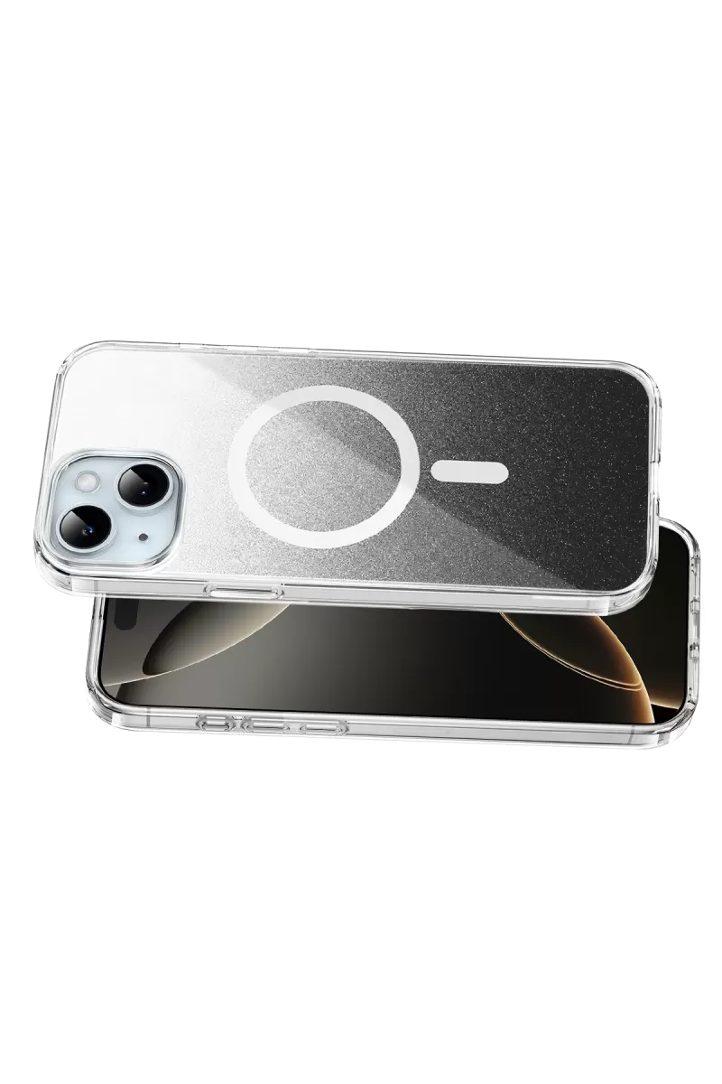 Onegif Apple iPhone 15 Sora Simli Magsafe Kapak - Siyah