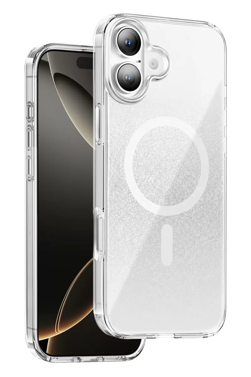 Onegif Apple iPhone 16 Sora Simli Magsafe Kapak - Beyaz