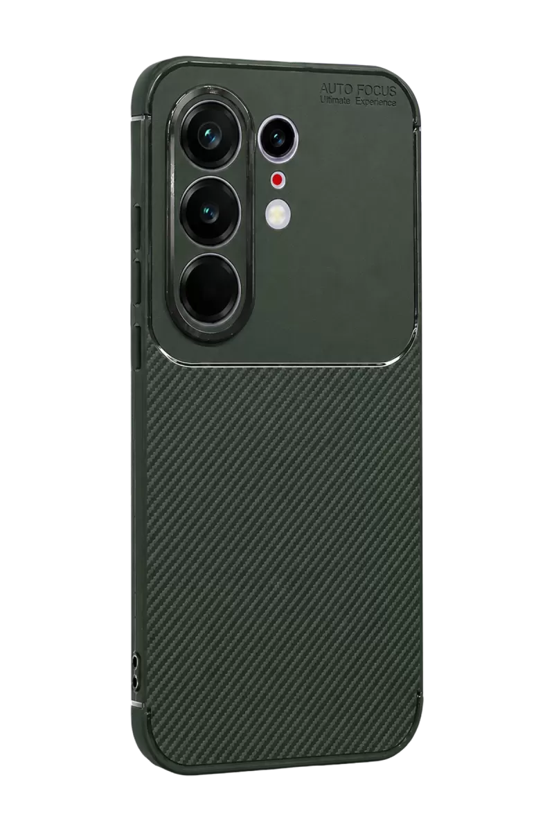 Newface Tecno Camon 50 Pro 5G Auto Focus Karbon Kapak - Koyu Yeşil