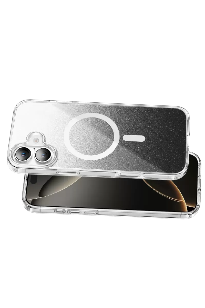 Onegif Apple iPhone 17 Sora Simli Magsafe Kapak - Siyah