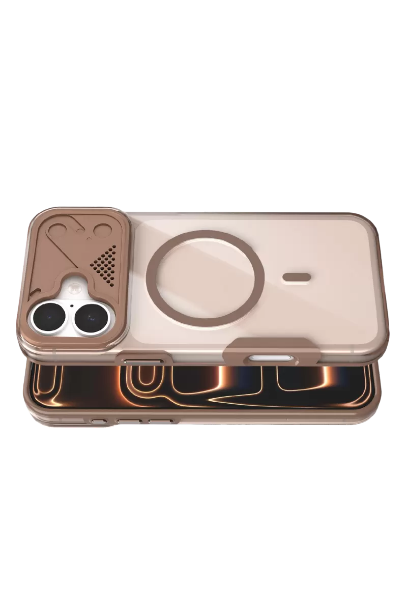 Joko Apple iPhone 16 Zinko Magsafe Kapak - Çöl Titanyum