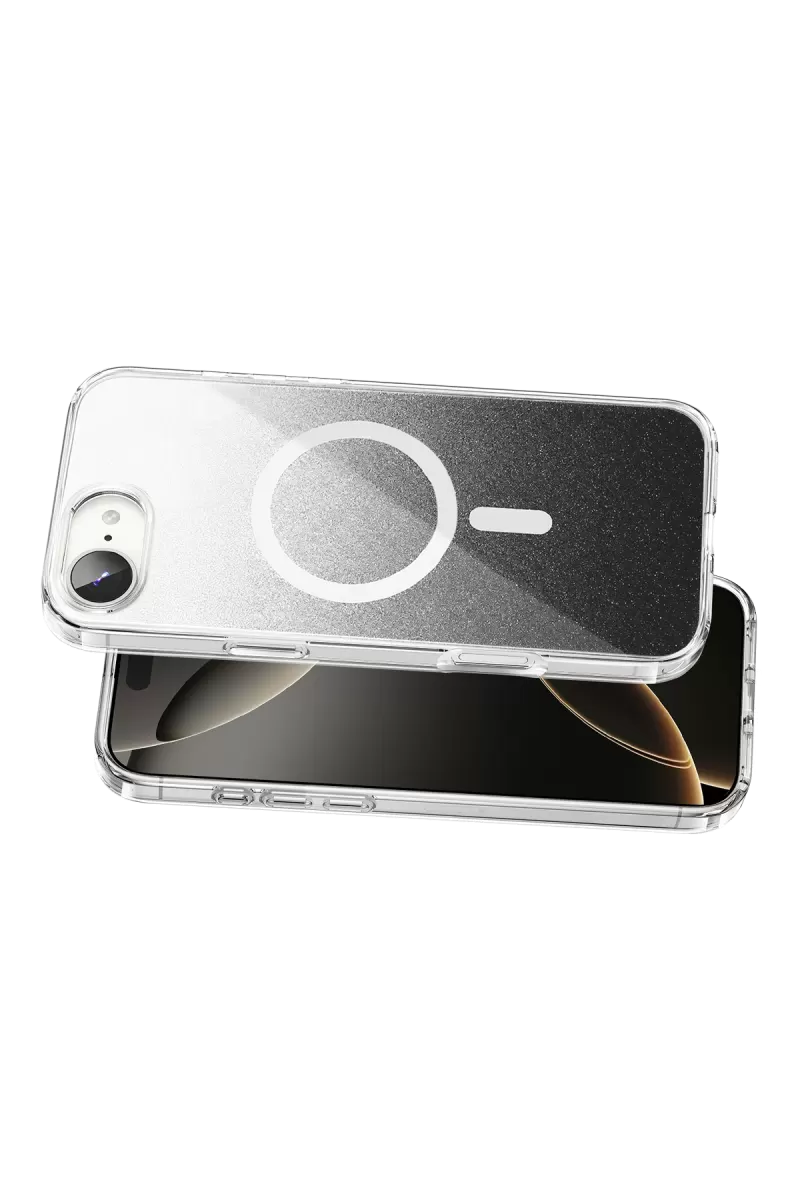 Onegif Apple iPhone 17E Sora Simli Magsafe Kapak - Siyah