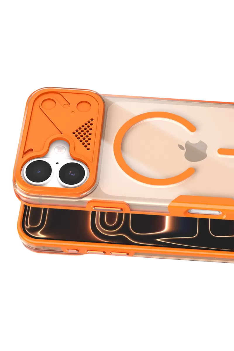 Joko Apple iPhone 17 Zinko Magsafe Kapak - Turuncu
