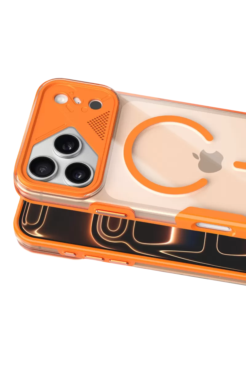 Joko Apple iPhone 17 Pro Zinko Magsafe Kapak - Turuncu