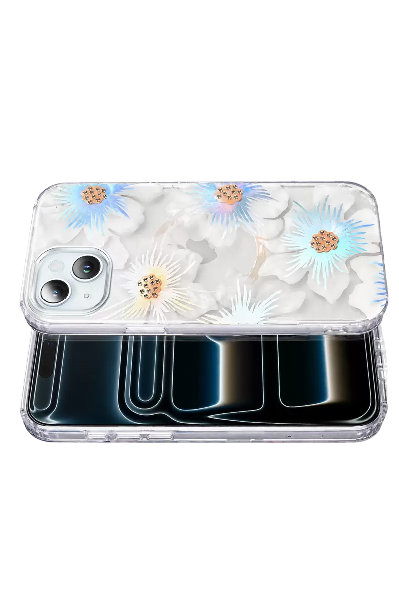 Onegif Apple iPhone 14 Desina Magsafe Kapak - Desen 2