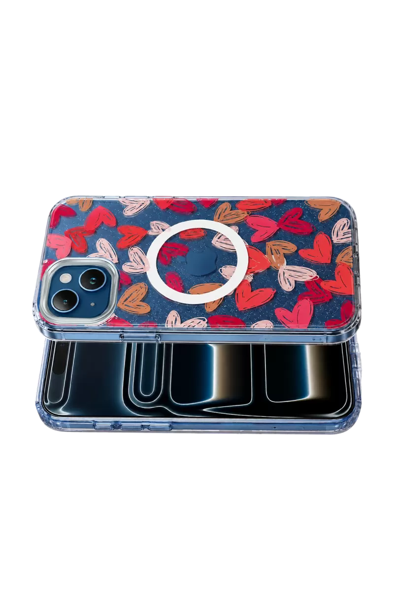 Onegif Apple iPhone 14 Desina Magsafe Kapak - Desen 6