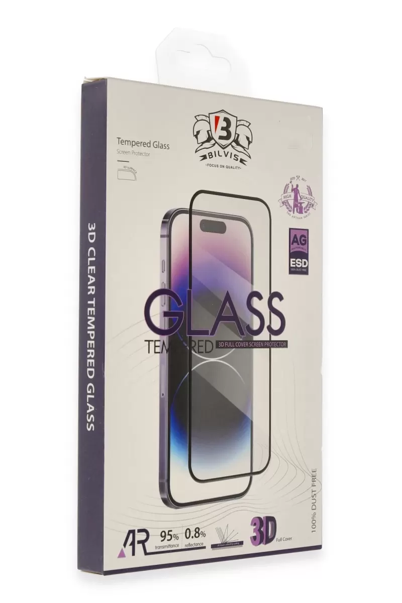 Newface Apple iPhone 14 Pro Bilvis 3D Cam Ekran Koruyucu