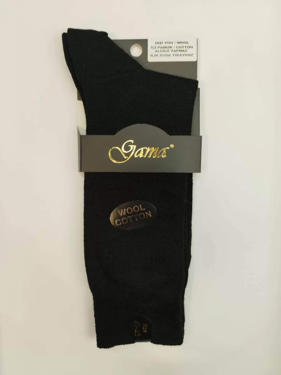 Gama 382 Erkek Merinos Yün Çorap