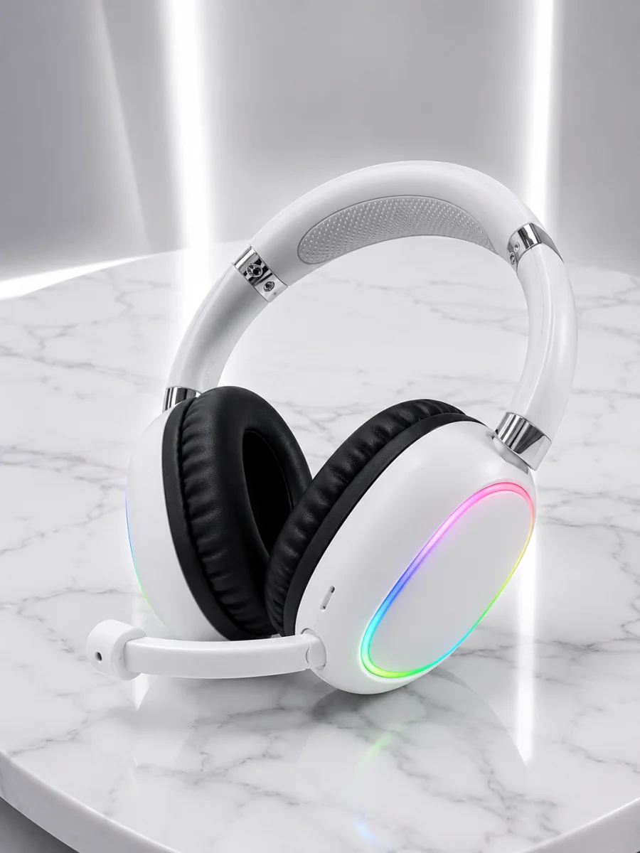 RGB BEYAZ KULAKLIK MAX-17