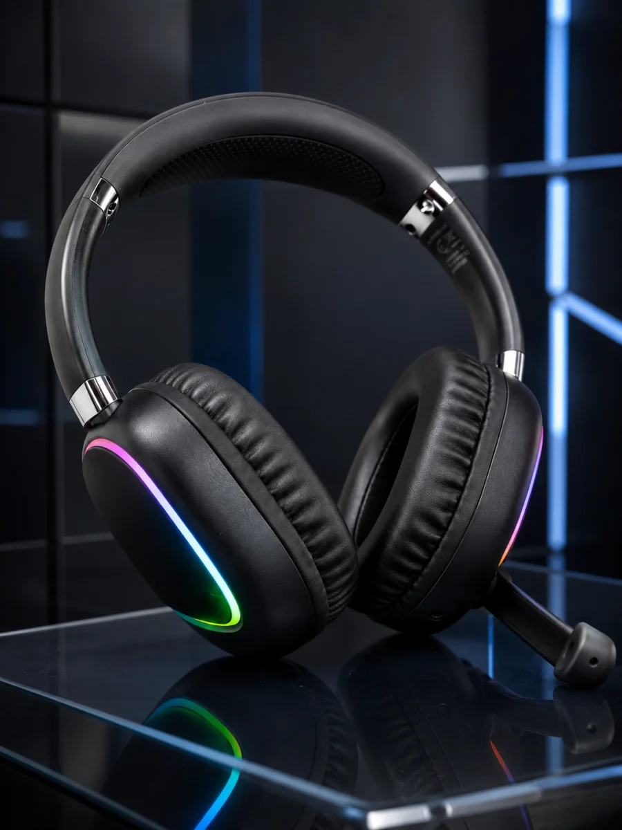 RGB SİYAH KULAKLIK MAX-17