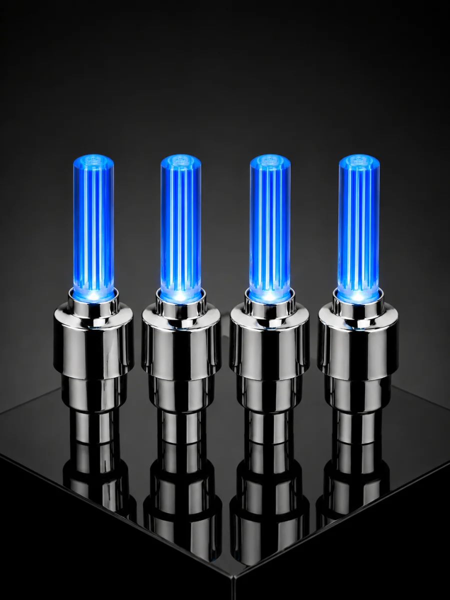 4'lü LED Sibop Işığı Hareket Sensörlü Araç Lastik Sibop Lambası