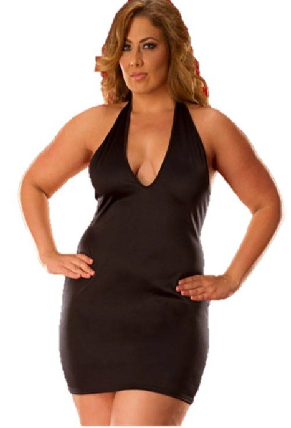 Büyük Beden Mini Elbise  Br031042