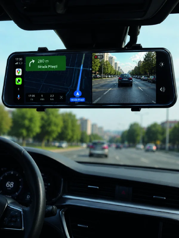 Ayna Carplay Dokunmatik Araç Multimedya Ekranı Ön Arka Kameralı