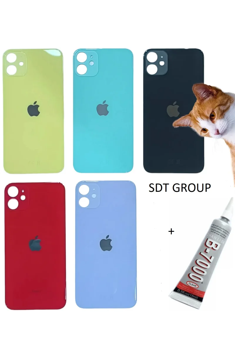 iPhone 11 Arka Batarya Pil Kapağı SİYAH (B7000 15